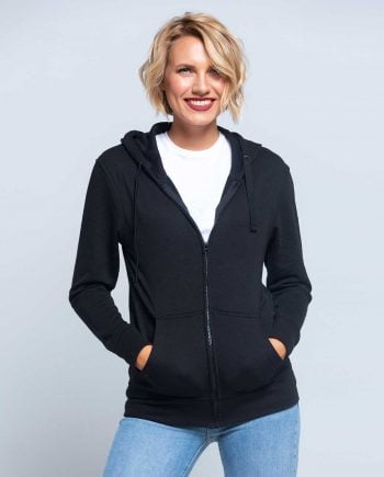 SWULHOODHooded Full Zip Lady Sweatshirt